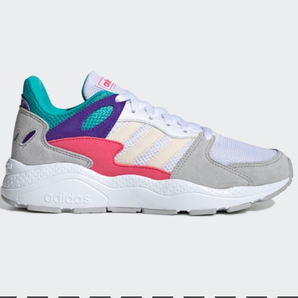 Adidas Crazychaos White and Gray Sneakers